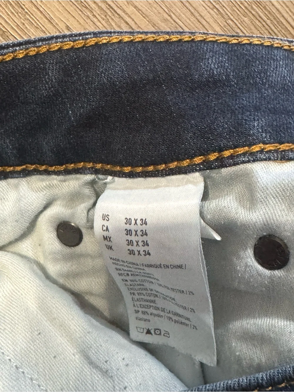 American Eagle Outfitters Dark Wash Straight Jeans